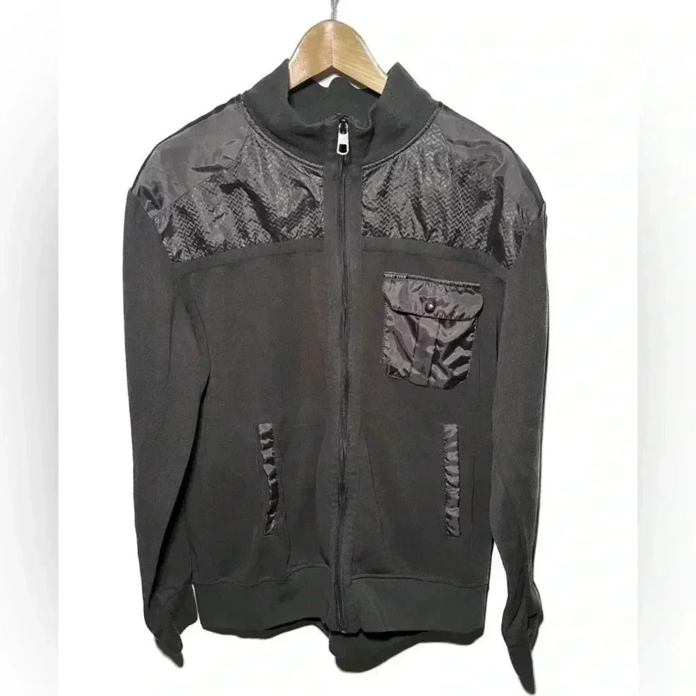 Marc Ecko Cut & Sew Mens Elbow Patch Deadly Threads Tweed Jacket Sz. XL